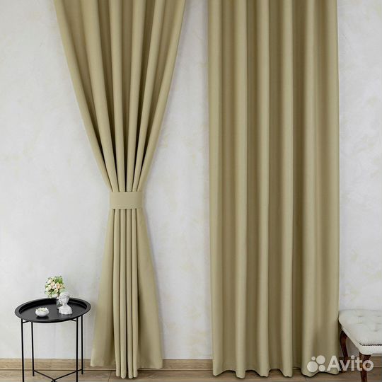 Комплект штор блэкаут Марсель Дюна