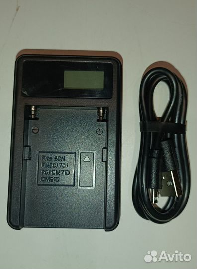 Зарядка для аккумуляторов Sony с ЖК экраном