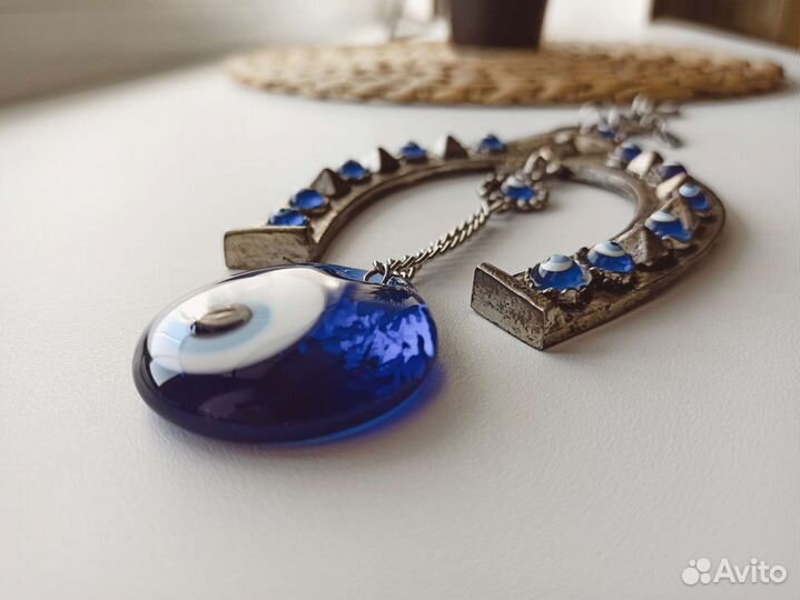 Подкова оберег глаз Фатимы (Турция)