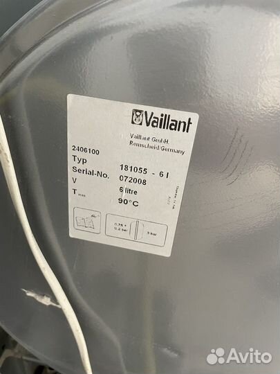 Газовый котел Vaillant настенный б/у, атмосферный