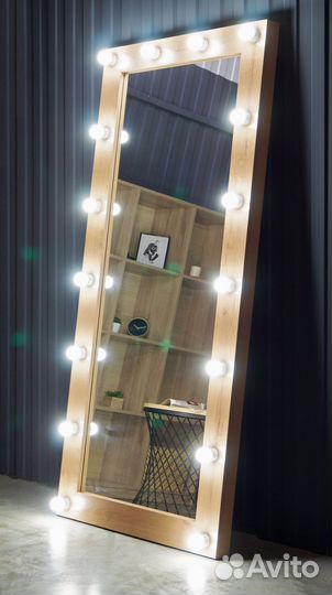 Зеркало гримерное 80х180