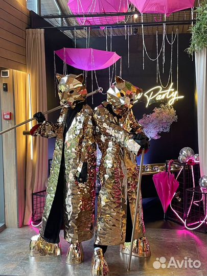 Зеркальное шоу на мероприятие