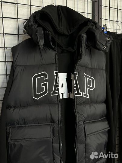 Костюм мужской 4в1 Gap жилетка+кроссовки