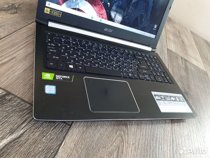 Acer aspire A715-71G (i5 + GTX)