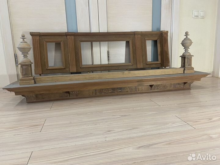 Буфет запчасти, орех красное дерево. Резьба