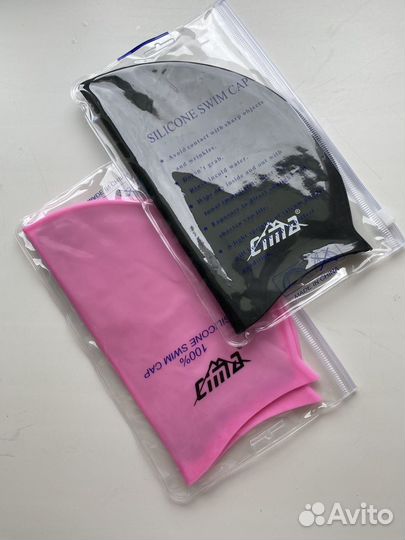 Шапочка для плавания взрослая силиконовая