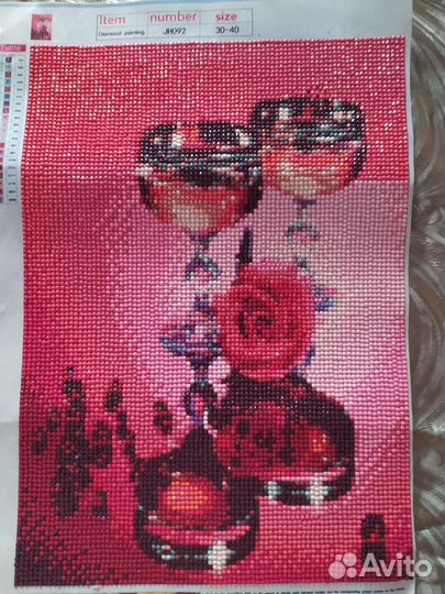 3 Готовых работ из Страз. Алмазная Вышевка