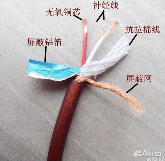 Микрофонный кабель катушка 100м