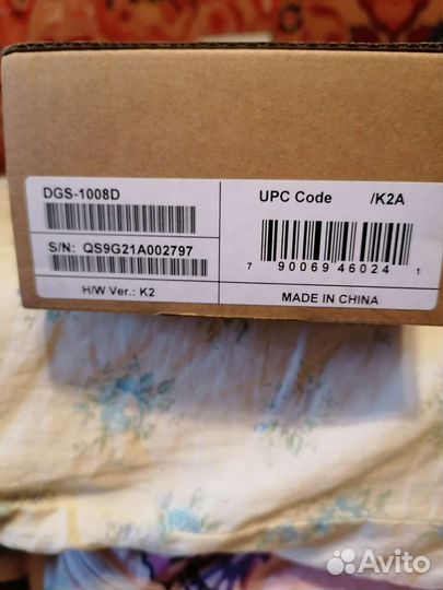 Коммутатор гигабитный 8-портовый D-Link DGS-1008D