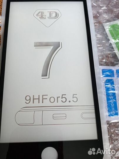 Защитное стекло iPhone 7 plus экран +Камера