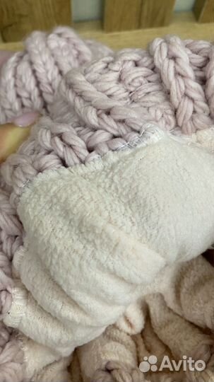 Шапка женская с шарфом