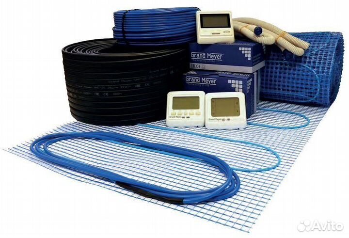 Европейские тёплые полы под плитку 180 ватт