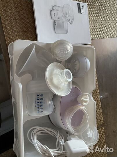 Электронный молокоотсос philips avent