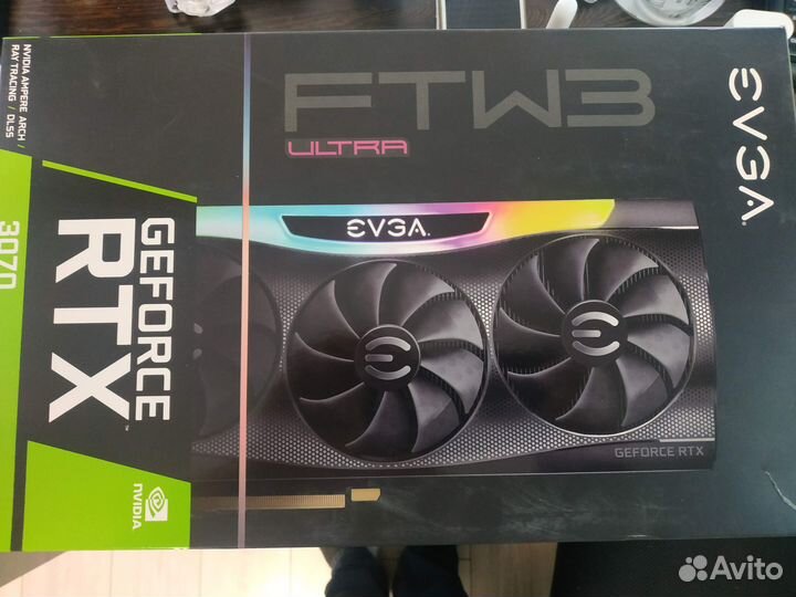 Видеокарта evga GeForce RTX 3070 FTW3 Ultra