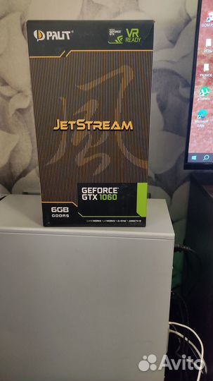 Продам видеокарту palit geforce gtx 1060 jetstream