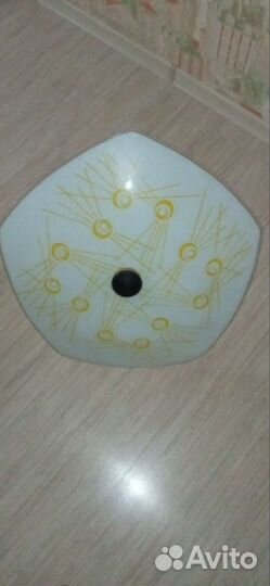 Люстра тарелка СССР
