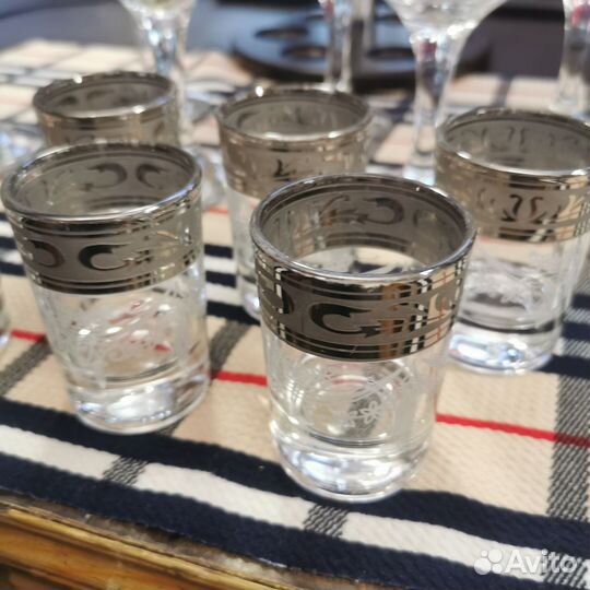 Отличный подарок - Сервис 6 бокалов 6 рюмок