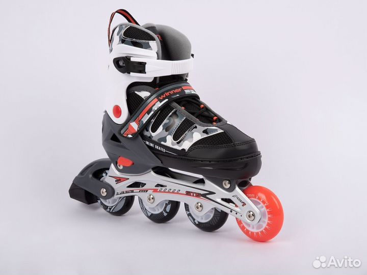 Ролики sitis Winner Black-White-Grey Vor31