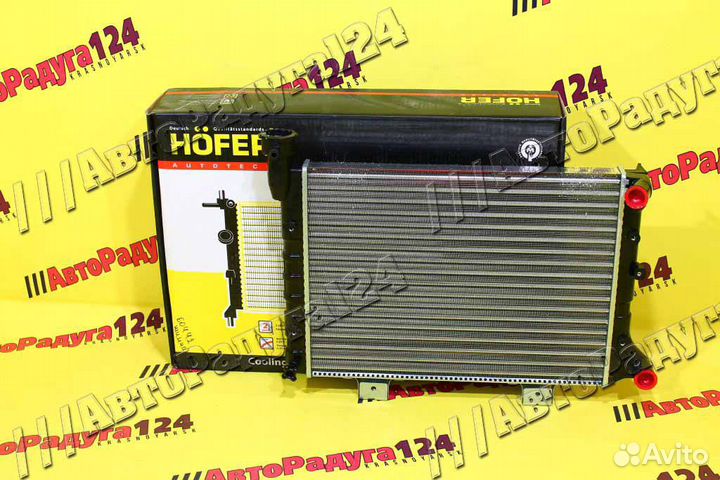 Радиатор основной ваз 2107 с инжекторным двс (HF70