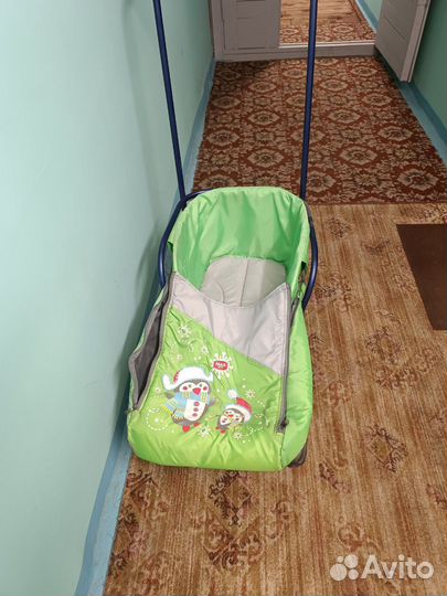 Детские санки с колесами