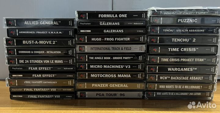 Игры для PS1. Лицензия в ассортименте