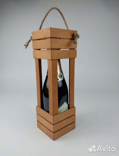 Деревянная коробка под шампанское