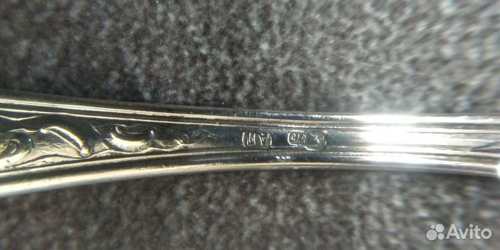 Серебро 875 Чайная ложка ап