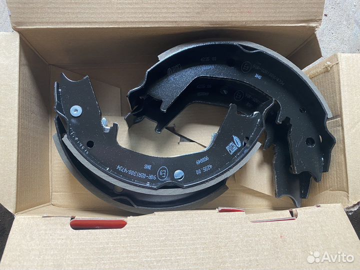 Колодки ручника hyundai