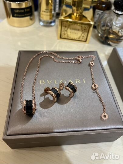 Комплект Bvlgari, Premium,черная керамика