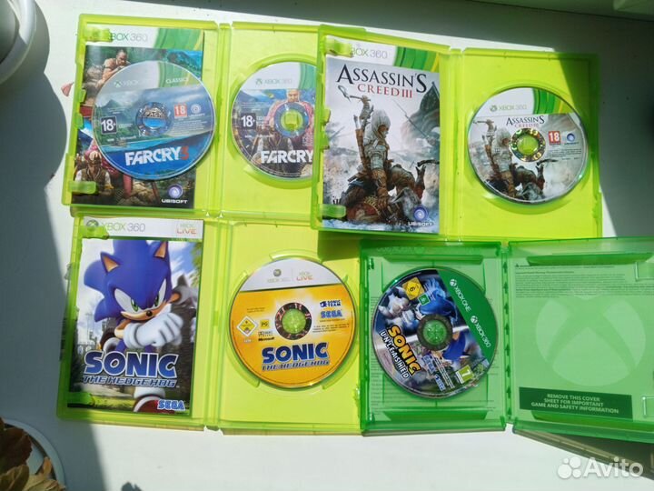 Игровые диски на Xbox 360