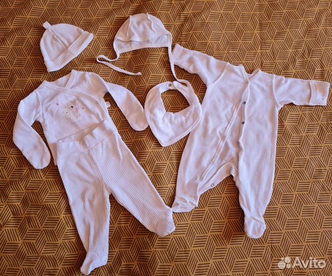 Пакет вещей для девочки 56,62,68