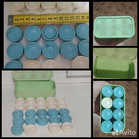 Шашки СССР в коробке