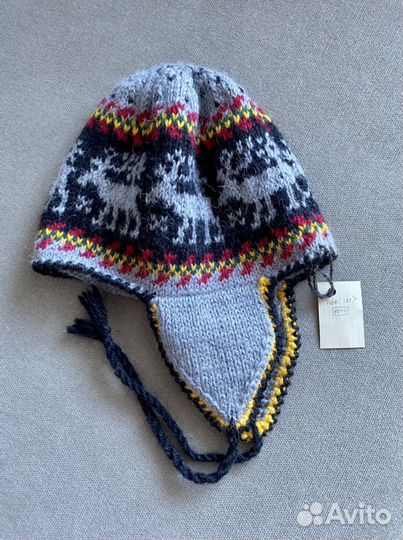 Шапка шерстяная детская новая