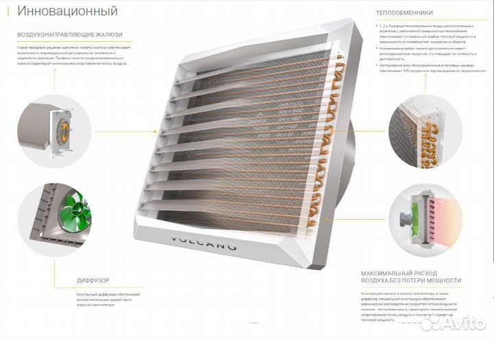 Тепловентилятор Volcano VR VTS EuroHeat