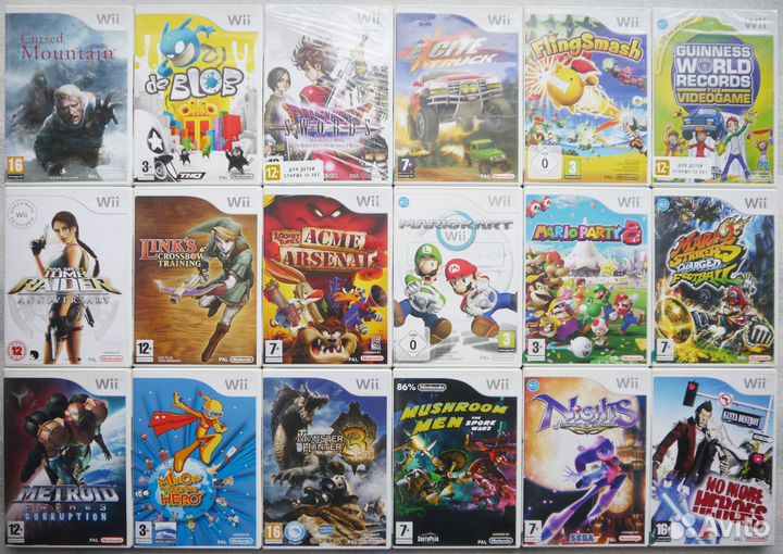 Лицензионные диски на Nintendo Wii