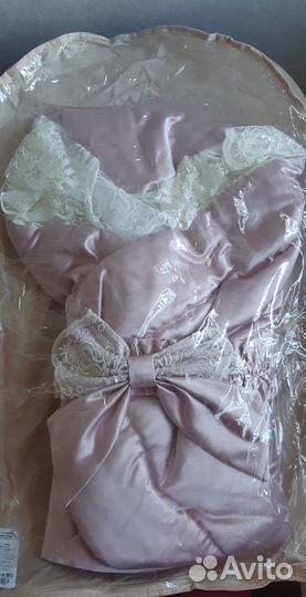 Конверт на выписку для девочки демисезонный