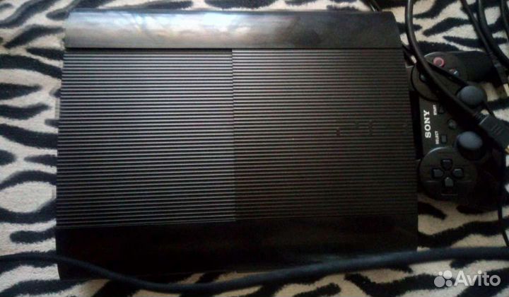 Игровая приставка ps3 super slim прошитая