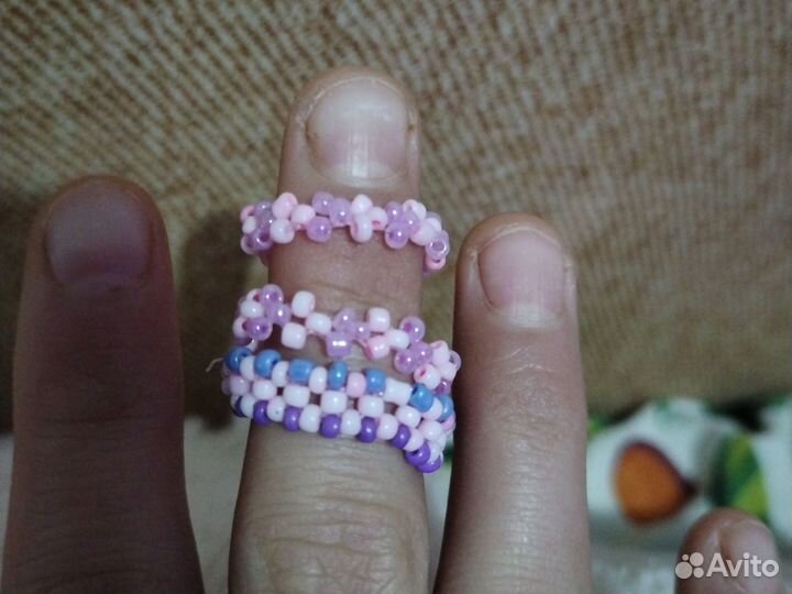 Кольца из бисера
