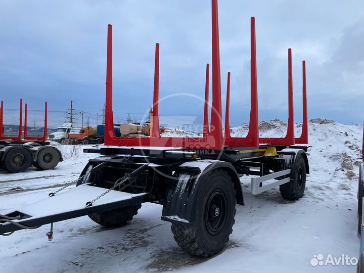 Прицеп лесовоз (сортиментовоз) АвтоСпецСервис 8319-010, 2024