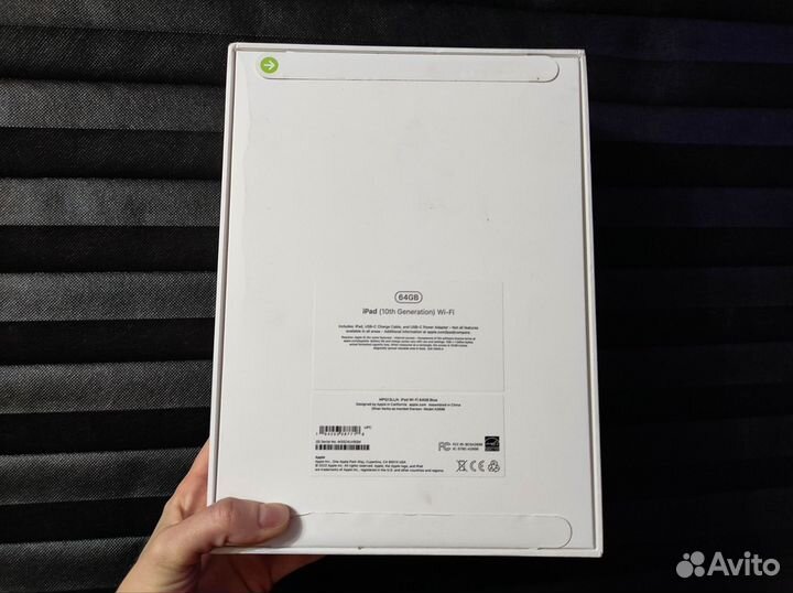 Планшет Apple iPad (10th Gen) Wi-Fi 64 гб blue