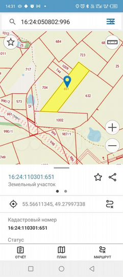 Участок 5,4 га (СНТ, ДНП)