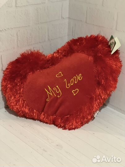 Подушка сердце мягкое
