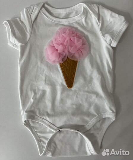 Боди с юбкой для девочки