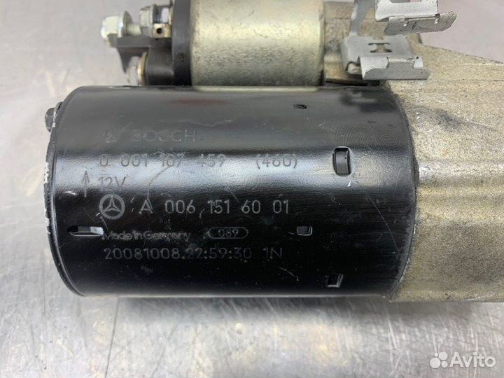 Стартер Mercedes C-Class W204 M272 2.5I 2008