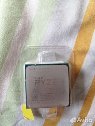 Процессор ryzen 3 1200 и кулер deepcool