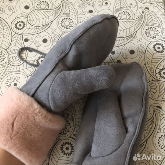 Варежки зимние