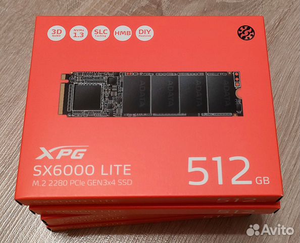 SSD Adata XPG SX6000 Lite M.2 2280 512 гб