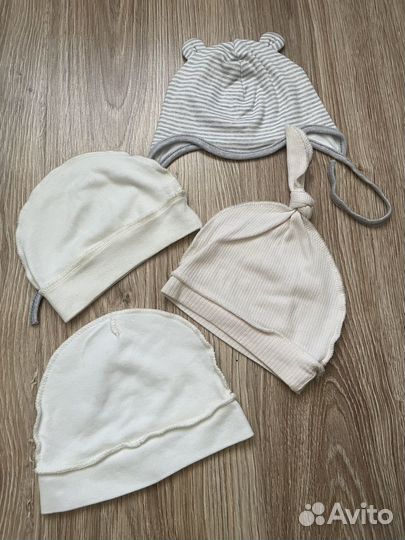 Шапочки для новорожденных