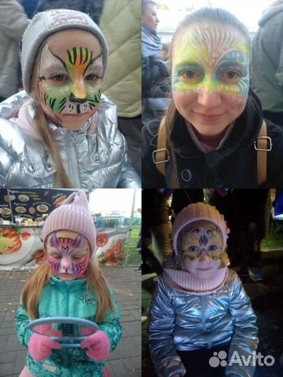 Аквагрим и блеск-тату