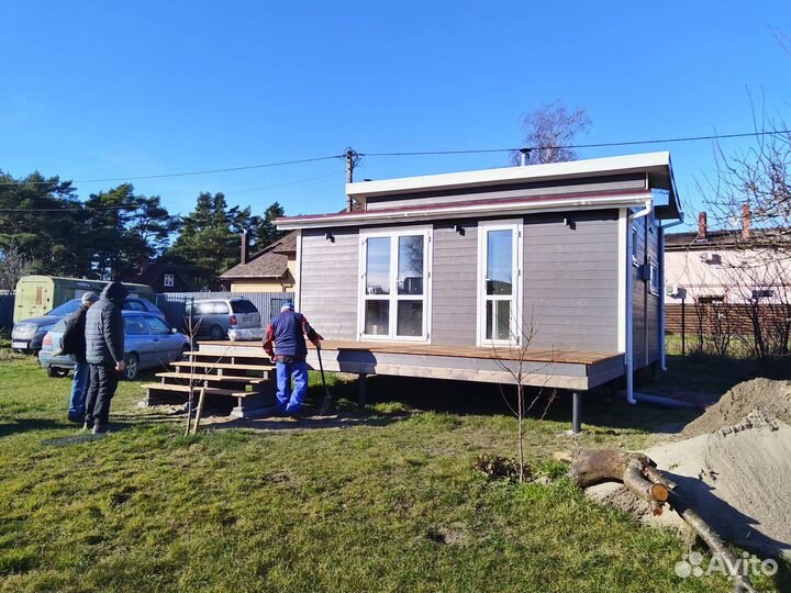 Жилой теплый дом 33 кв.м